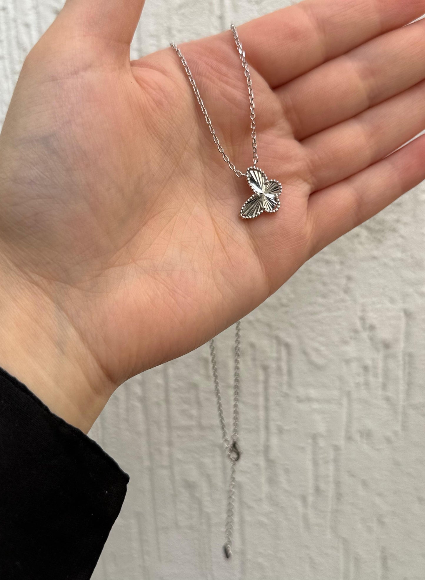 Cutie Fly - Sparkling Silver Delight - Sterling Silver 925 - Plated Rhodium White Gold 18K - Elegant Design