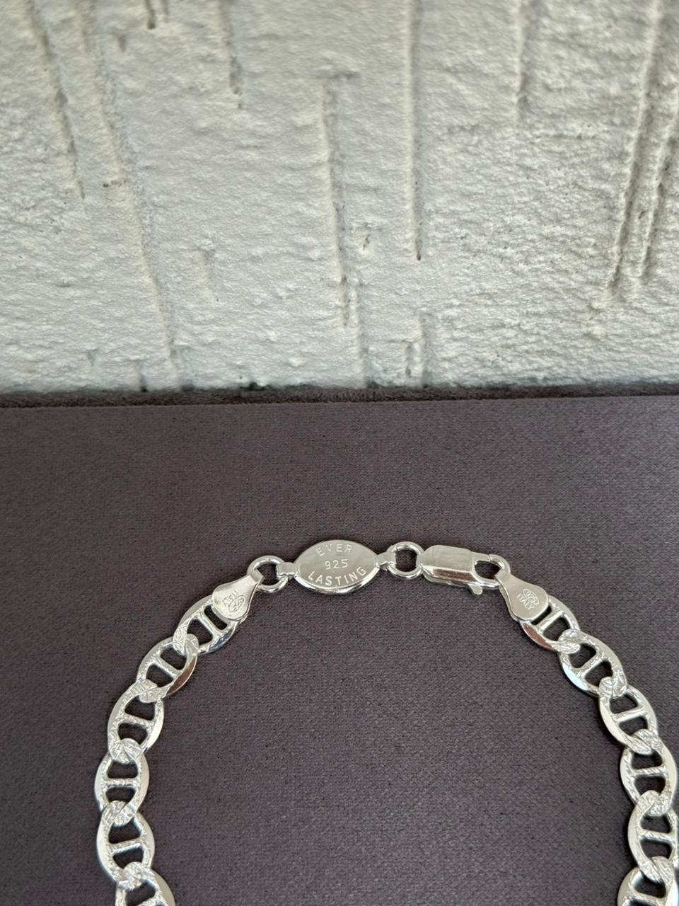 Classic Textured Bracelet - Sterling Silver 925