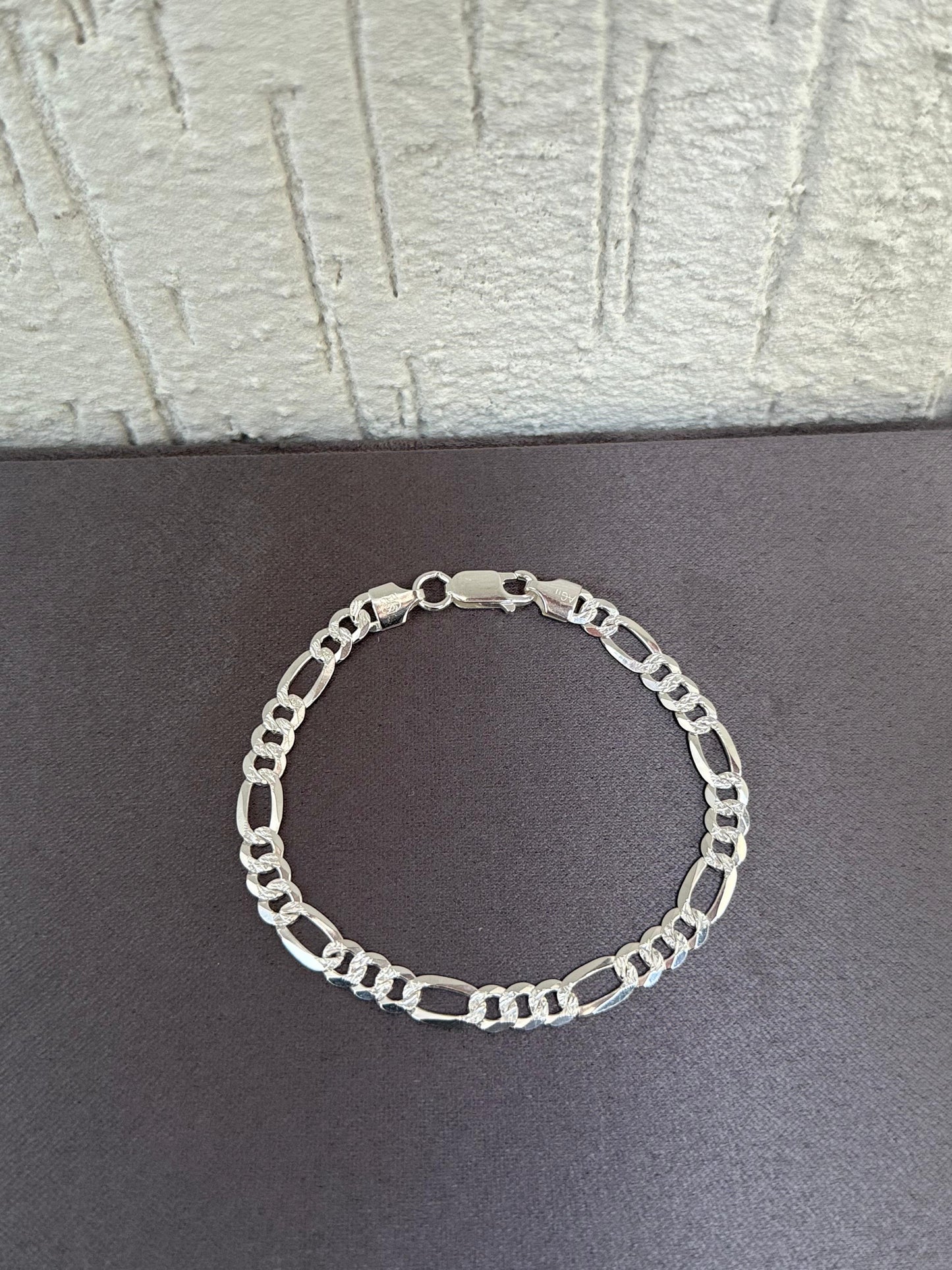 Contemporary Link Bracelet - Sterling Silver 925