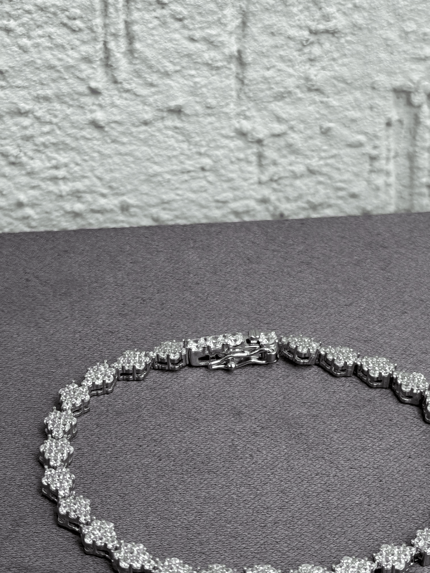 Radiant Bloom Bracelet - Sterling Silver 925 with Sparkling Zircon Stones